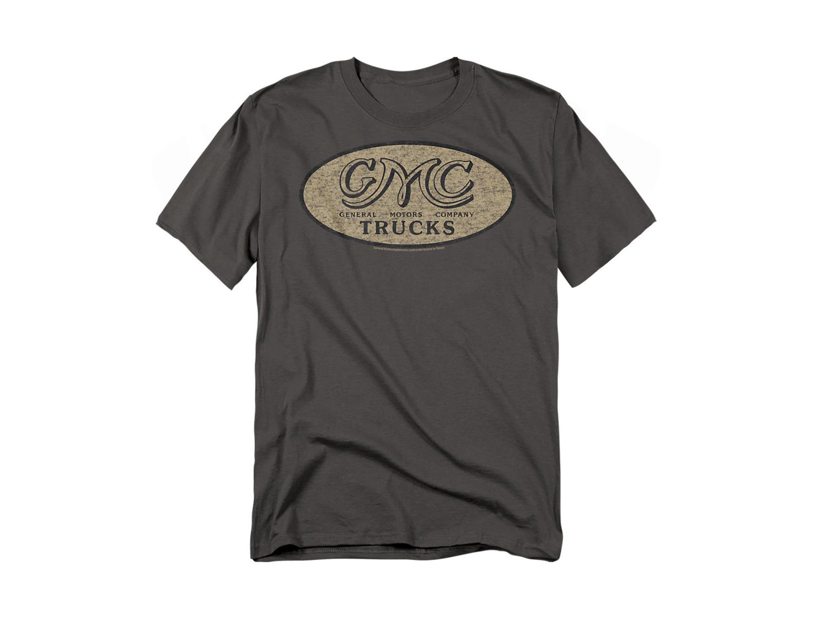 Logovision Men's GMC Vintage Oval Logo T-Shirt