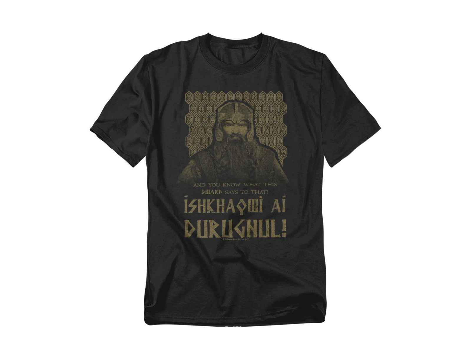 Lord Of The Rings Big & Tall Ishkhaqwi Durugnul T-Shirt