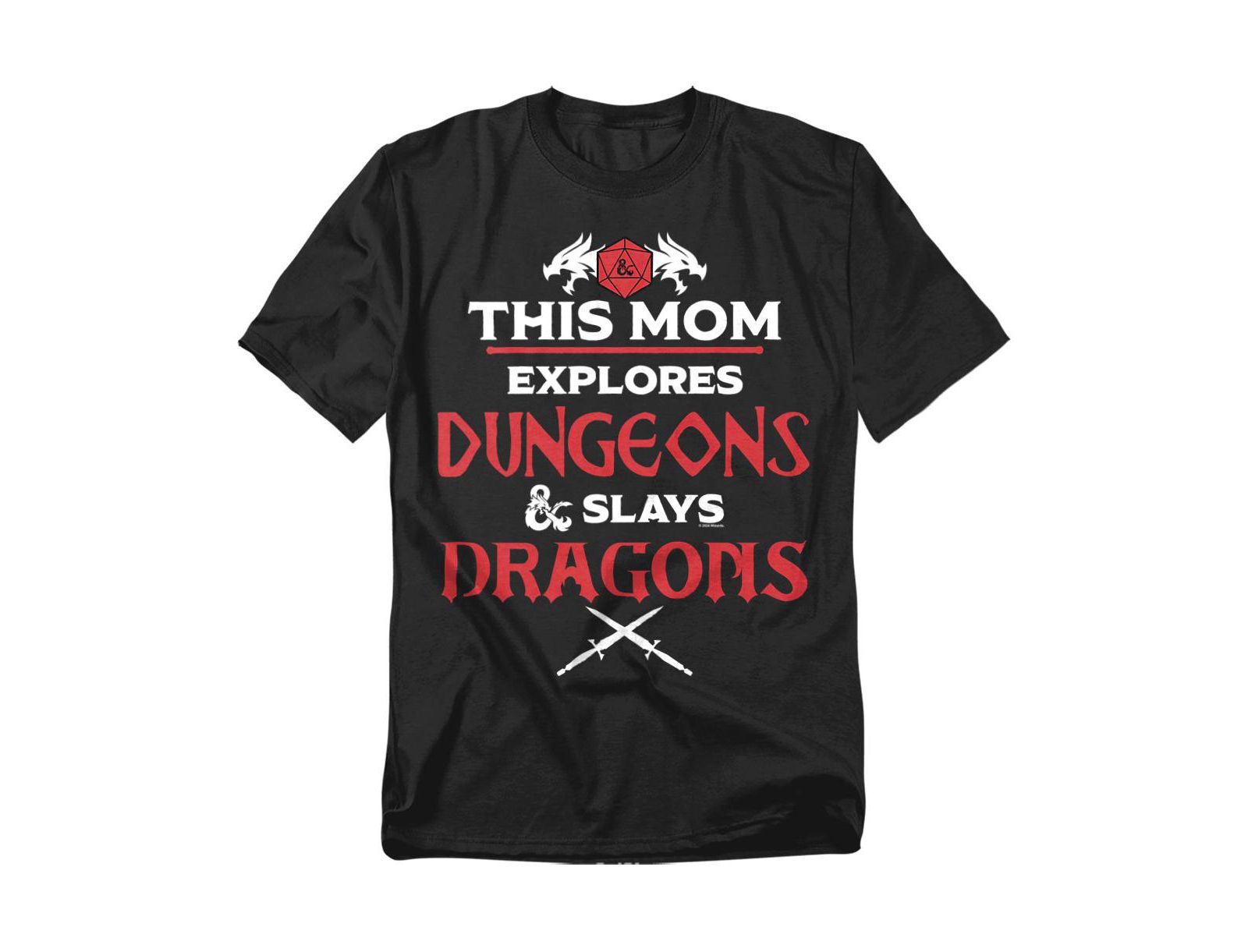 D&D Men's Dungeons Dragons Mother's Day Slay Dragons T-Shirt