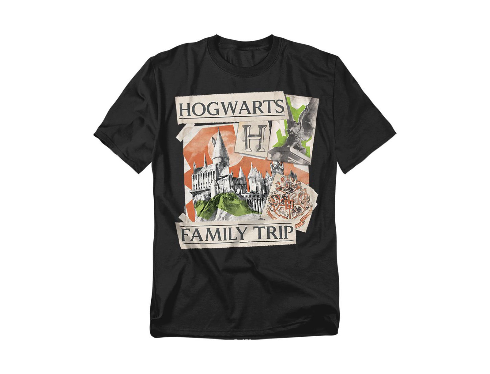 Мужская футболка Harry Potter Family Trip To Hogwarts Scrapbook