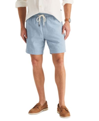 Nautica Men's 7" Leaf Print Pull-On Shorts