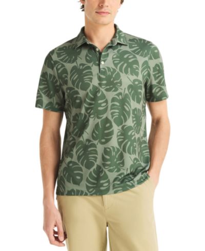 Мужское поло Nautica Short-Sleeve Frond Print Golf