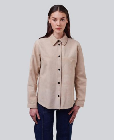Furniq UK Женская рубашка из замши