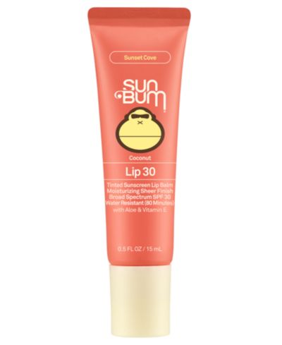 Sun Bum Original SPF 30 оттеночный солнцезащитный бальзам для губ, 0.5 oz.
