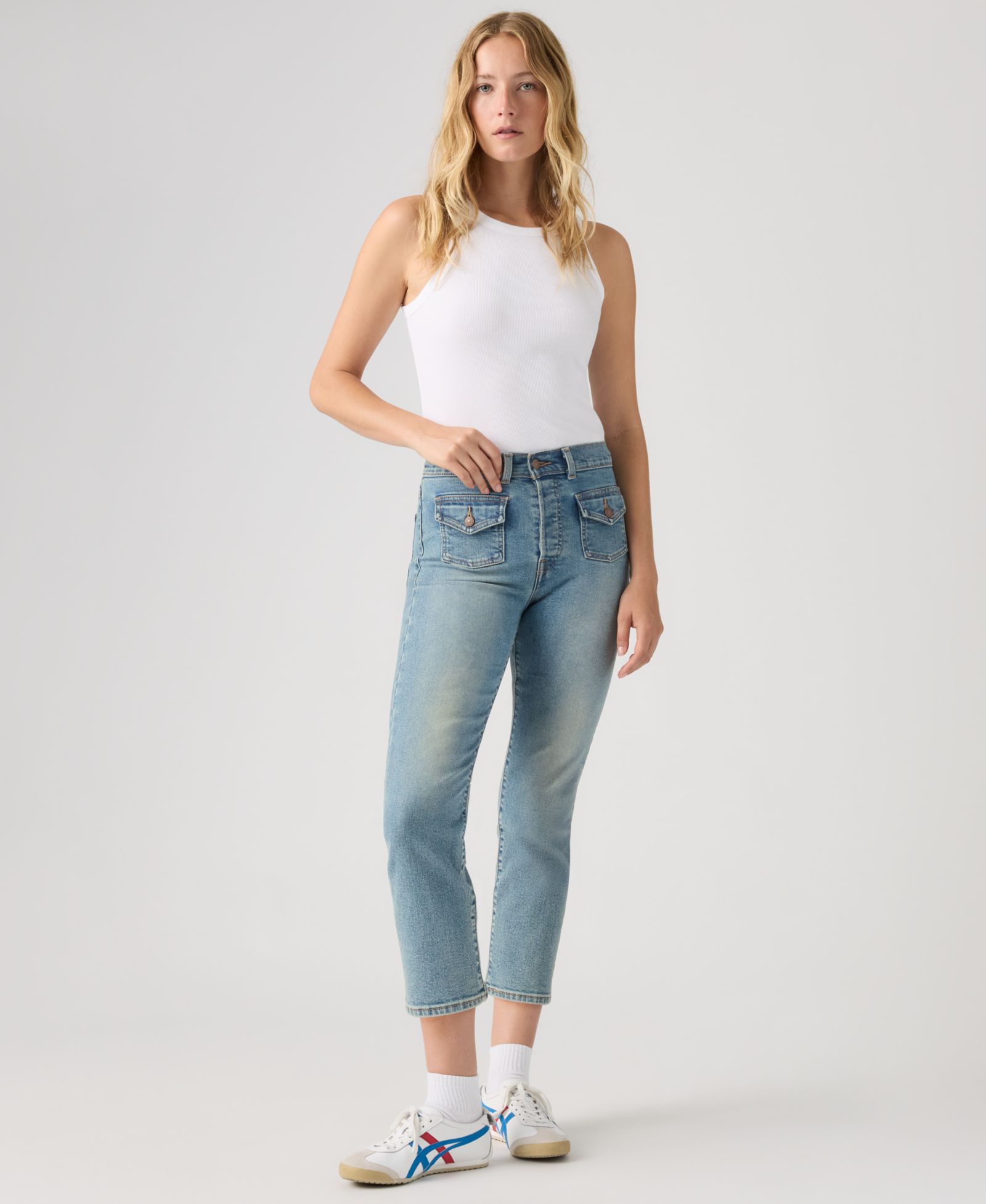 Levi's® Women's Wedgie Flap Pocket High-Rise Cropped Jeans