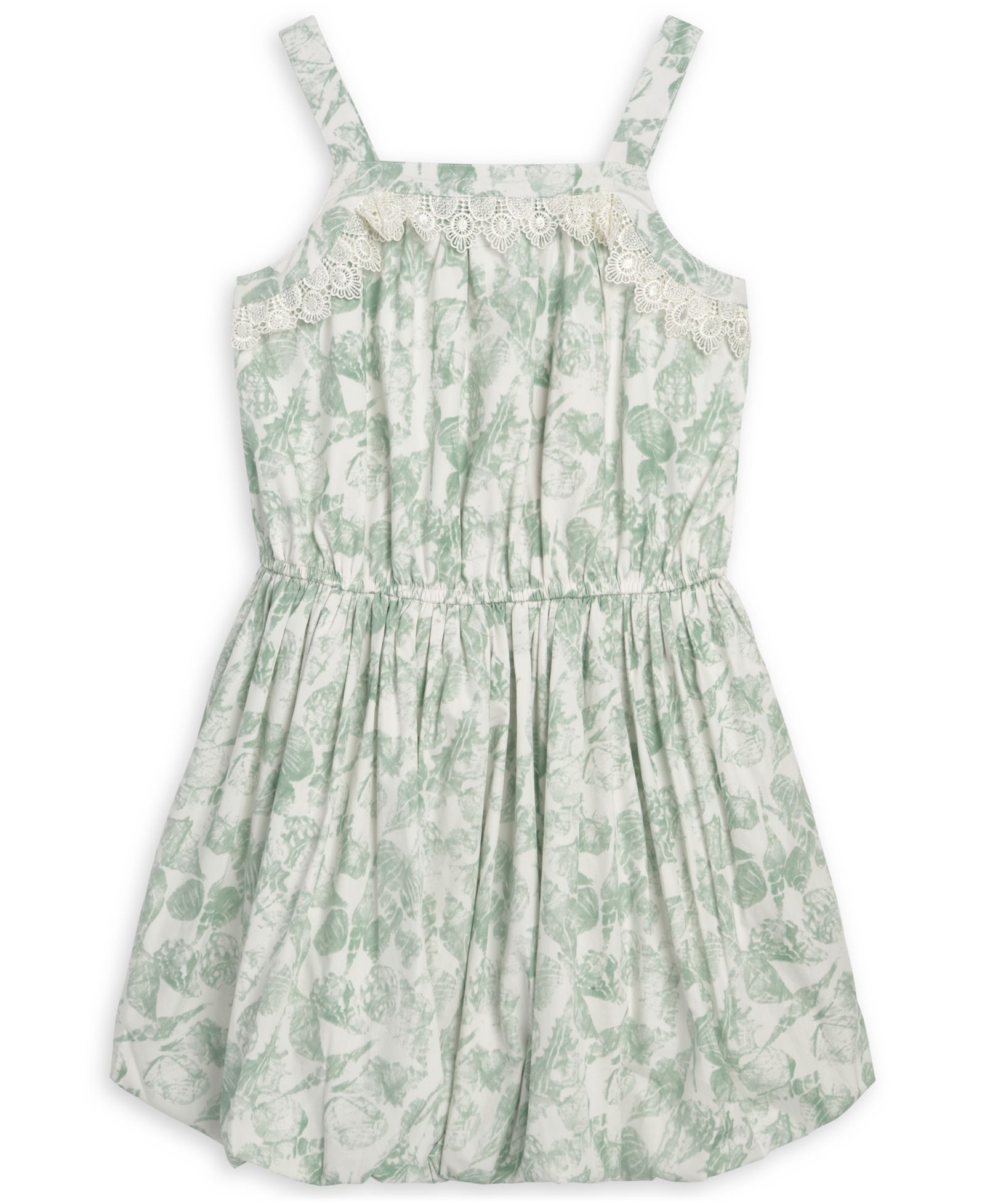 Детское платье SCOTCH & SODA Floral-Print Lace-Trim Sleeveless