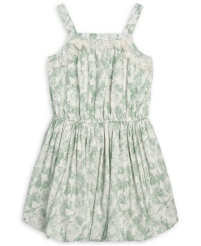 Детское платье SCOTCH & SODA Floral-Print Lace-Trim Sleeveless