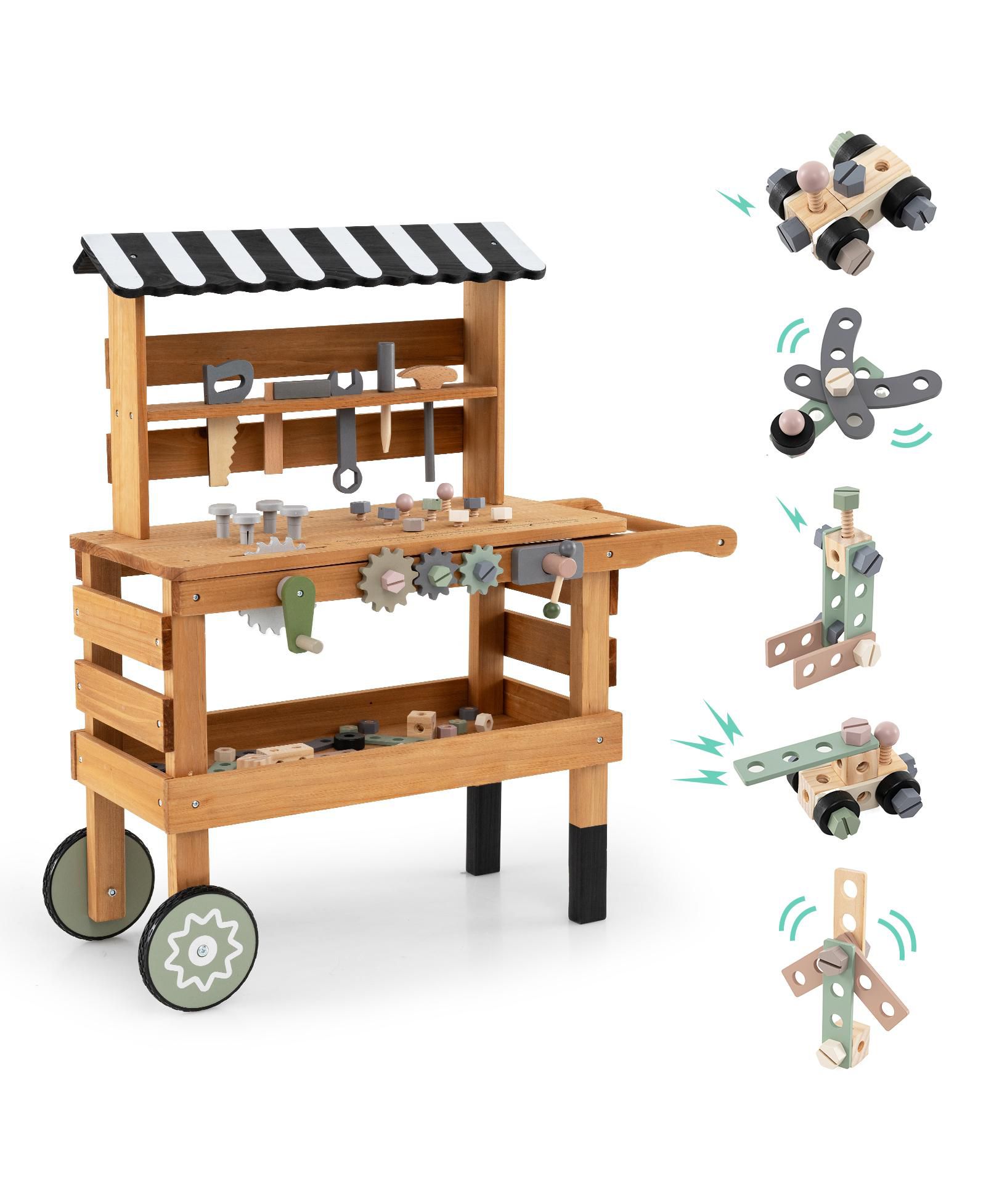 Детская тележка Mecale 2-in-1 с инструментами