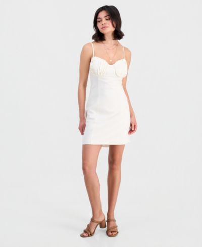 Bar III Женское Pleated-Cup Mini Dress