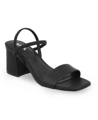 MIA Women's Zissy Strappy Block Heel Dress Sandals
