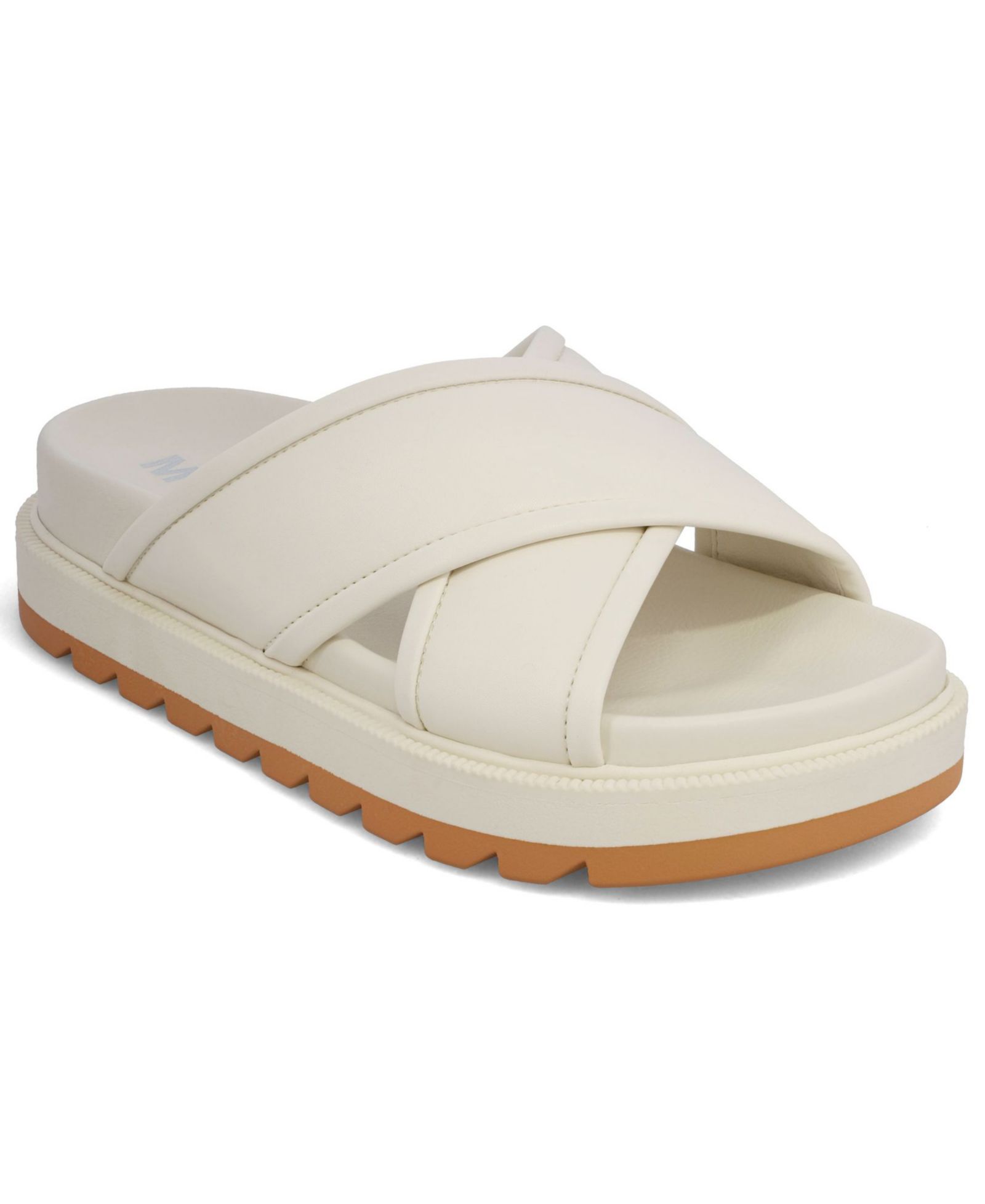 MIA Women's Teresa Crisscross Platform Footbed Sandals