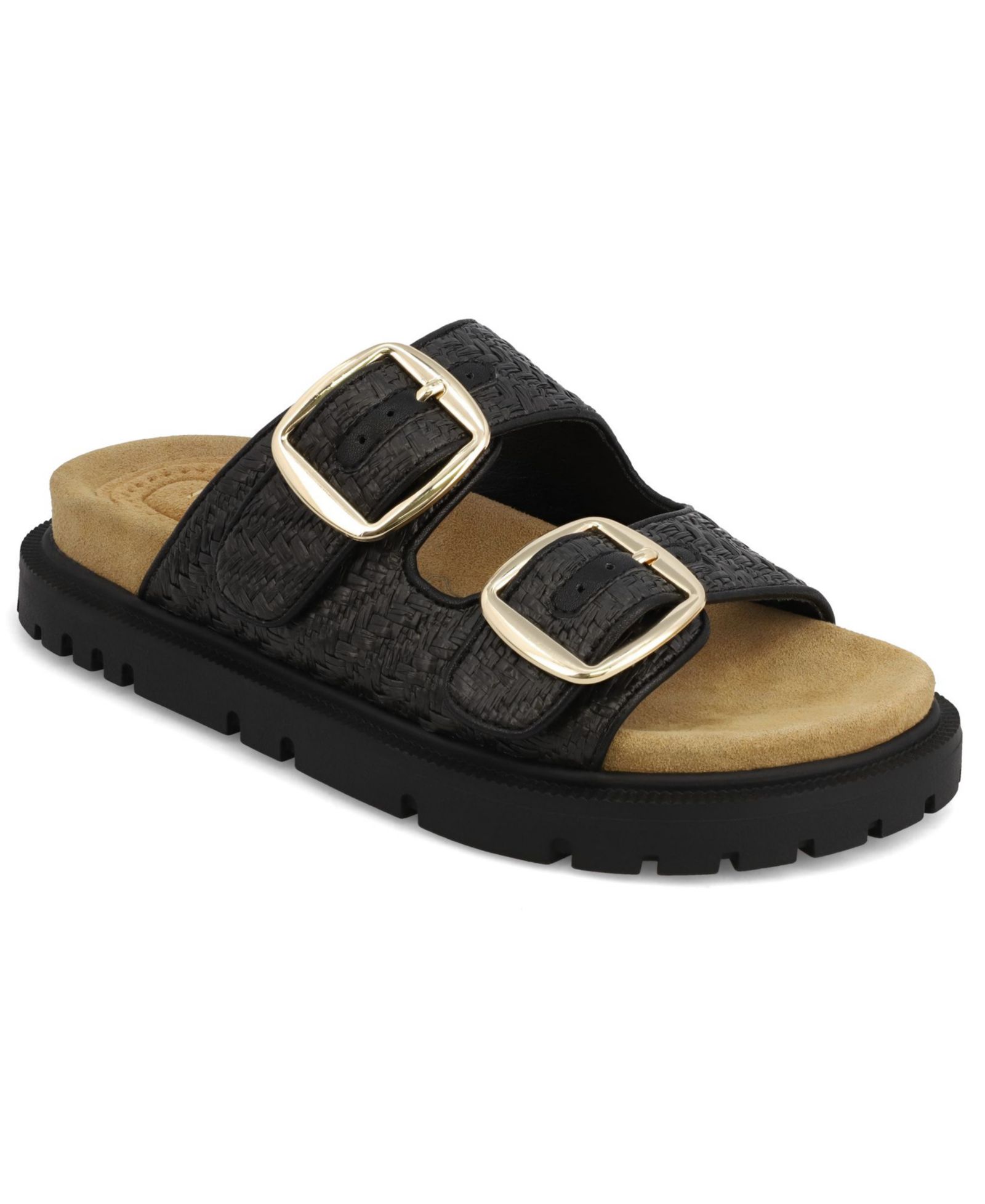 Женские сандалии MIA Monica Woven Double Buckle Slip-On