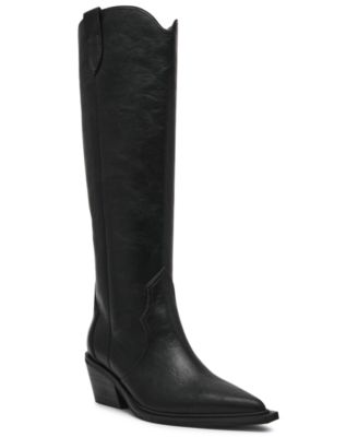 DV Dolce Vita Women's Greva Wide-Calf Cowboy Western Boots