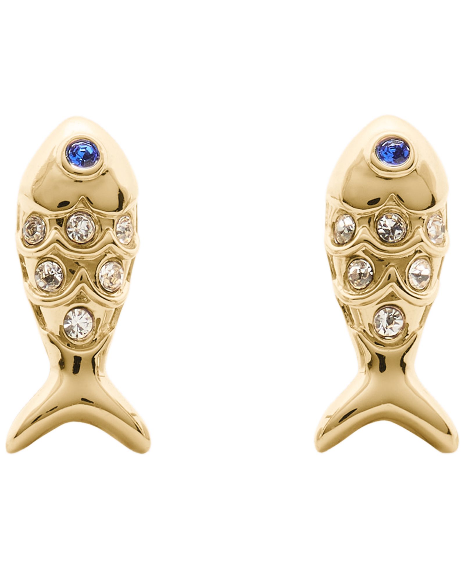 kate spade new york Gold-Tone Summer Daze Fish Stud Earrings