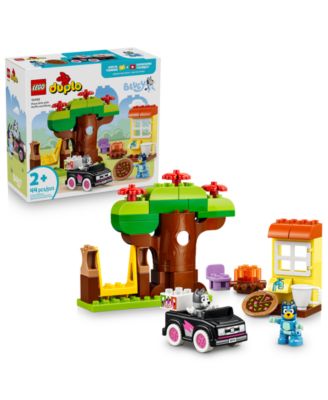 LEGO DUPLO Bluey Pizza Girls with Muffin and Bluey 10469, 44 Pieces