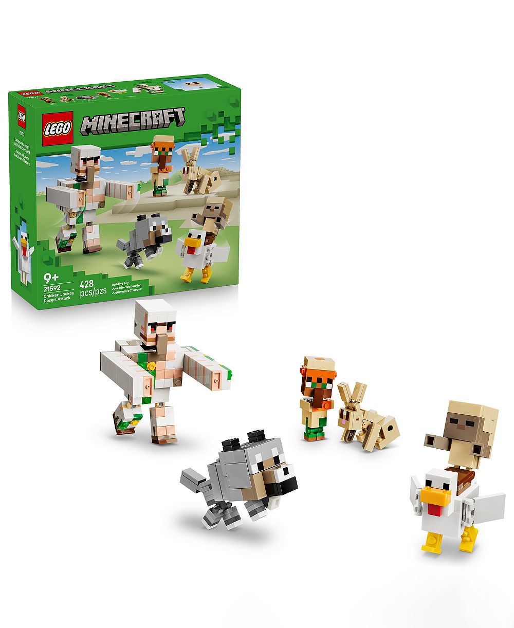 LEGO Minecraft Chicken Jockey Desert Attack 21592, 428 Pieces