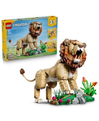 LEGO Creator 3 in 1 Wild Animals: Majestic Lion 31386, 839 Pieces