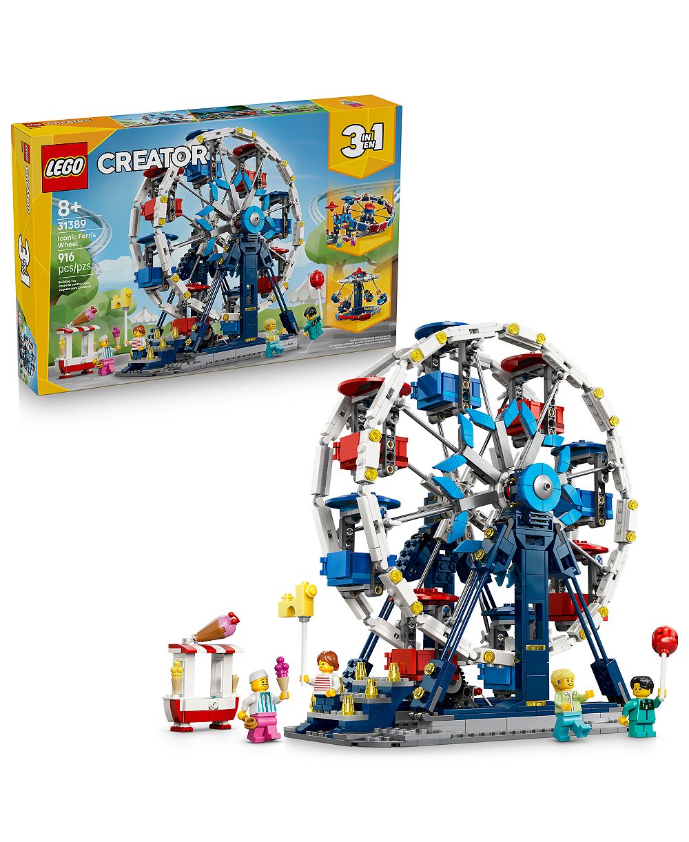 Конструктор LEGO® Creator Iconic Ferris Wheel 31389 916-Piece Building Set, Ages 8+