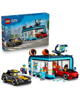 LEGO City Drive-Through Car Wash Toy 60497, 583 Pieces