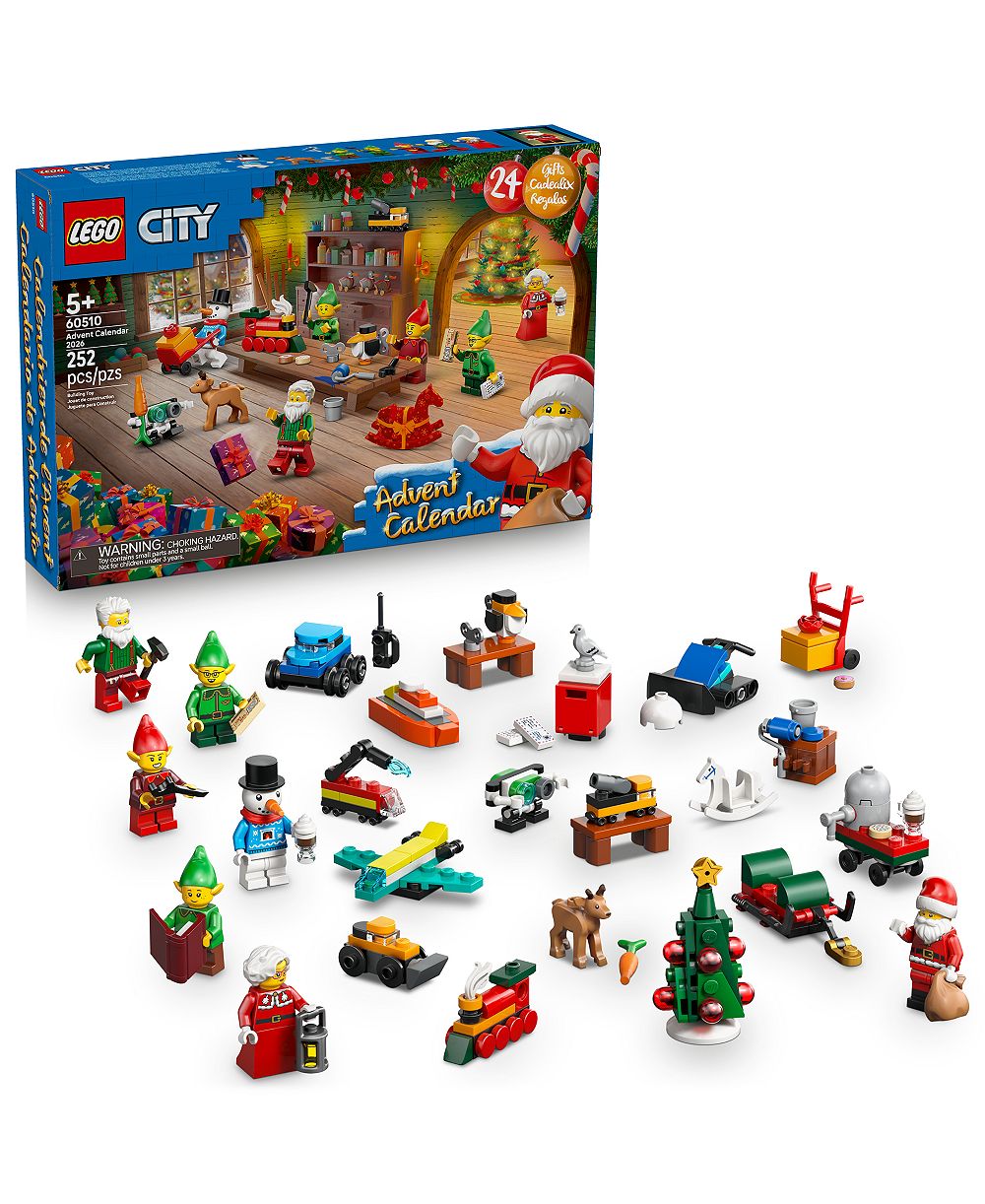 LEGO® City Адвент-календарь 2026 60510, набор для строительства из 252 деталей, от 5 лет