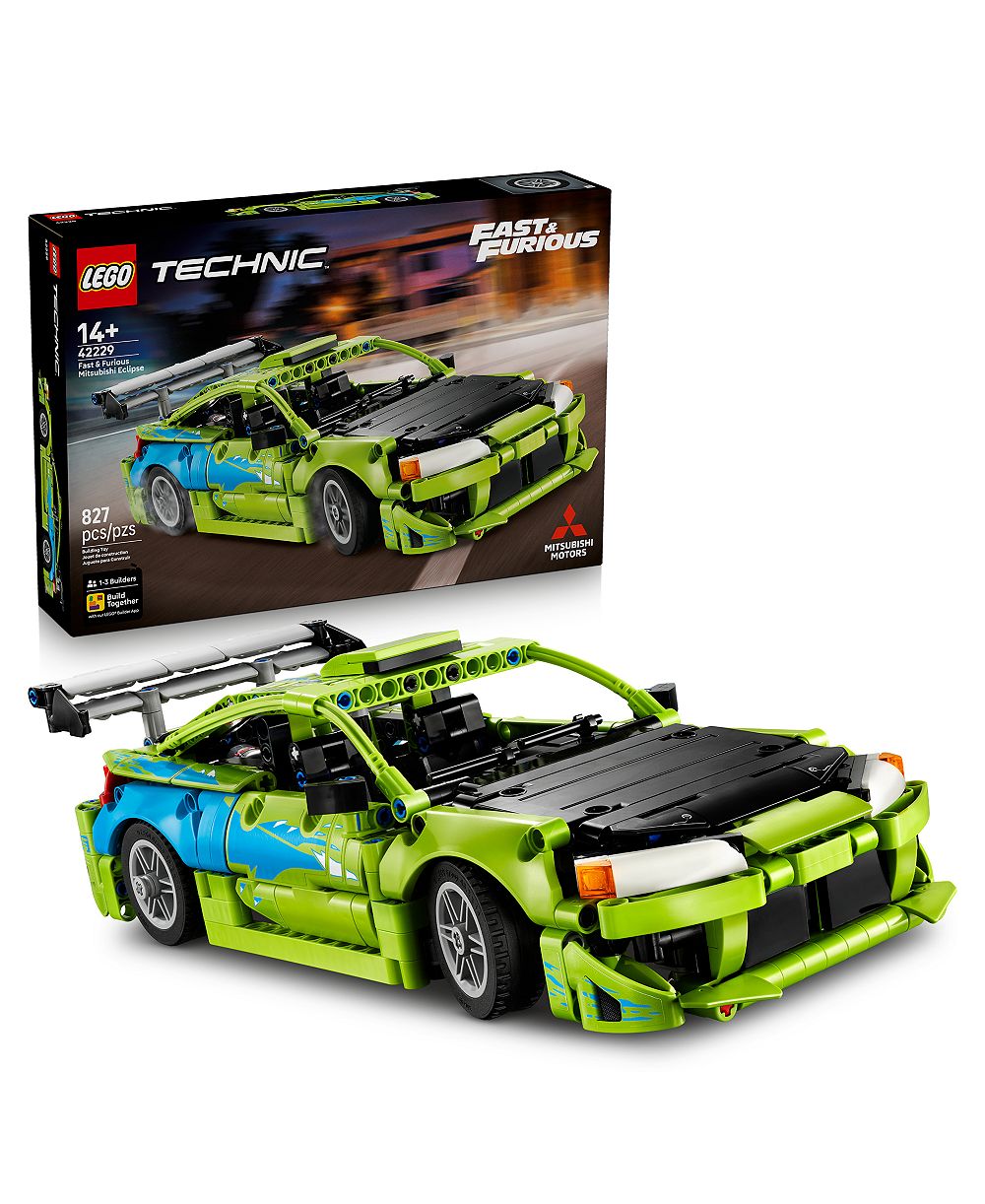 Машинка LEGO Technic Fast and Furious Mitsubishi Eclipse Car 42229, 827 Pieces