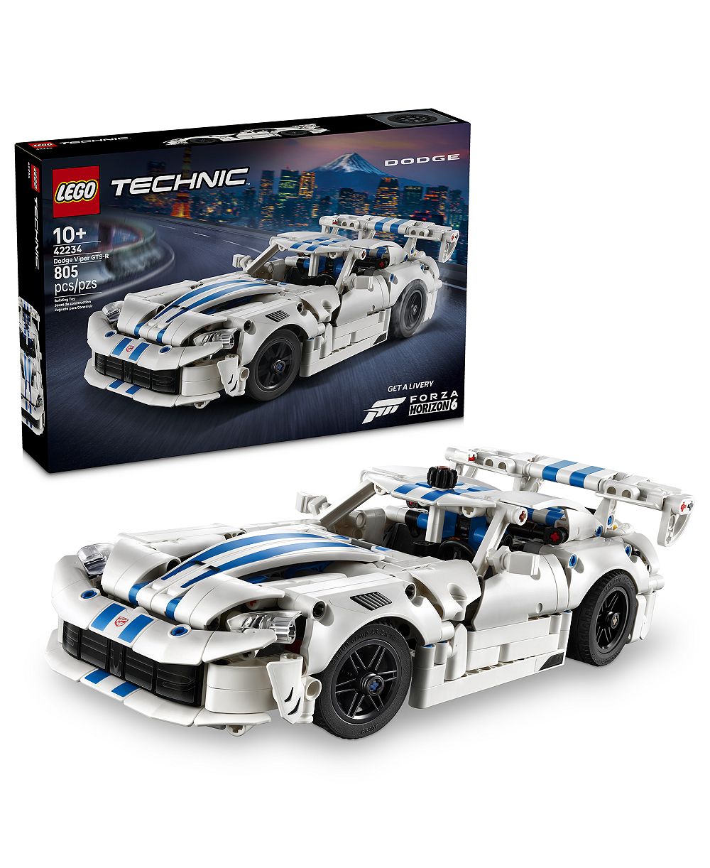 LEGO Technic спортивный автомобиль Dodge Viper GTS-R 42234, 805 деталей