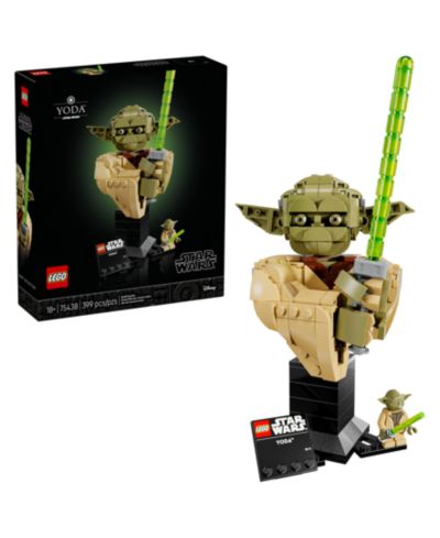 LEGO® Star Wars: Attack of the Clones Yoda Bust 75438 Building Set, 399 Pieces