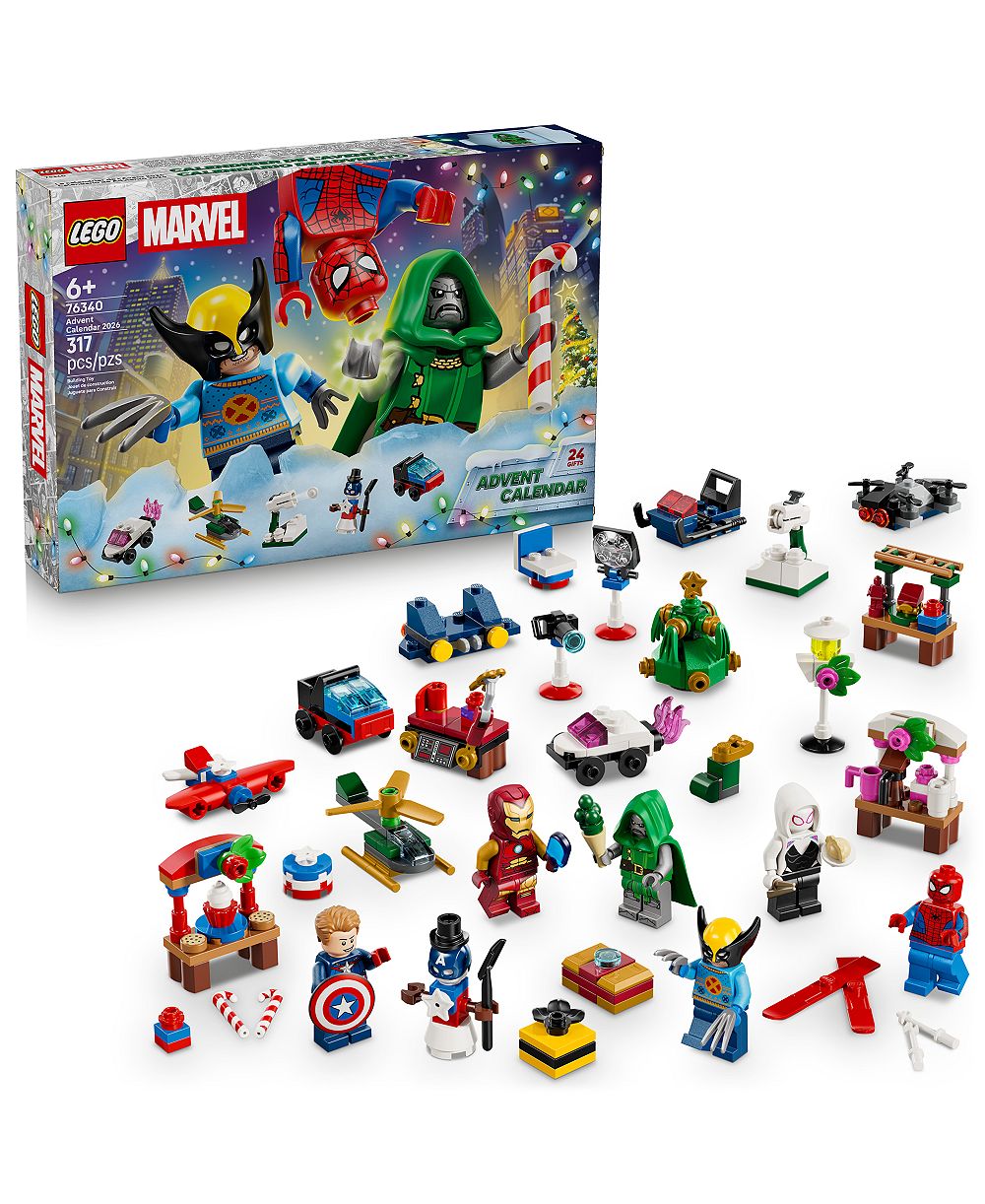LEGO® Marvel Адвент-календарь 2026 76340, набор для строительства из 317 деталей, возраст 6+
