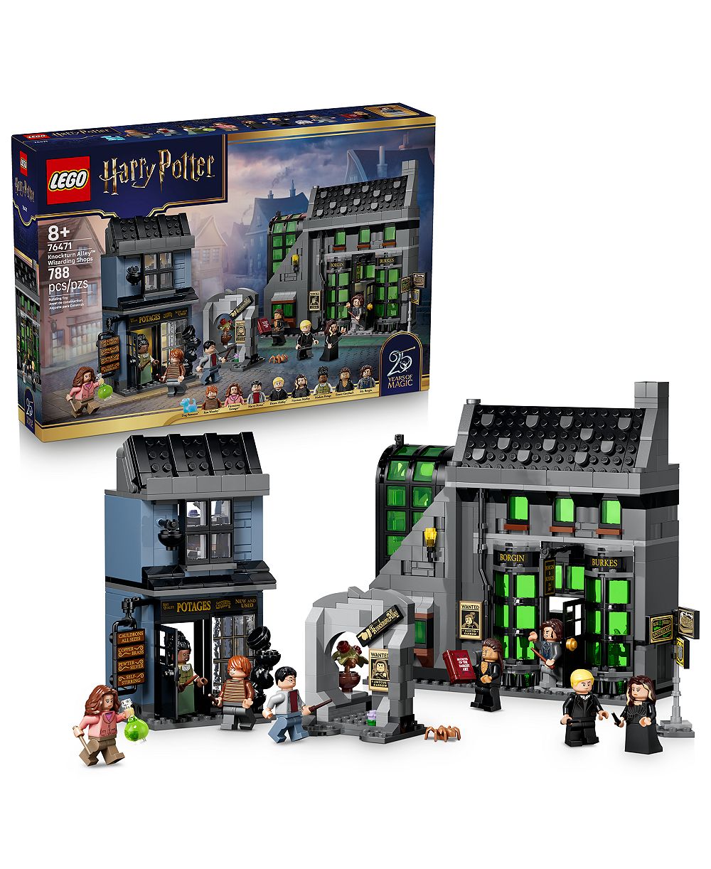 LEGO Harry Potter Knockturn Alley Wizarding Shops 76471, 788 Pieces