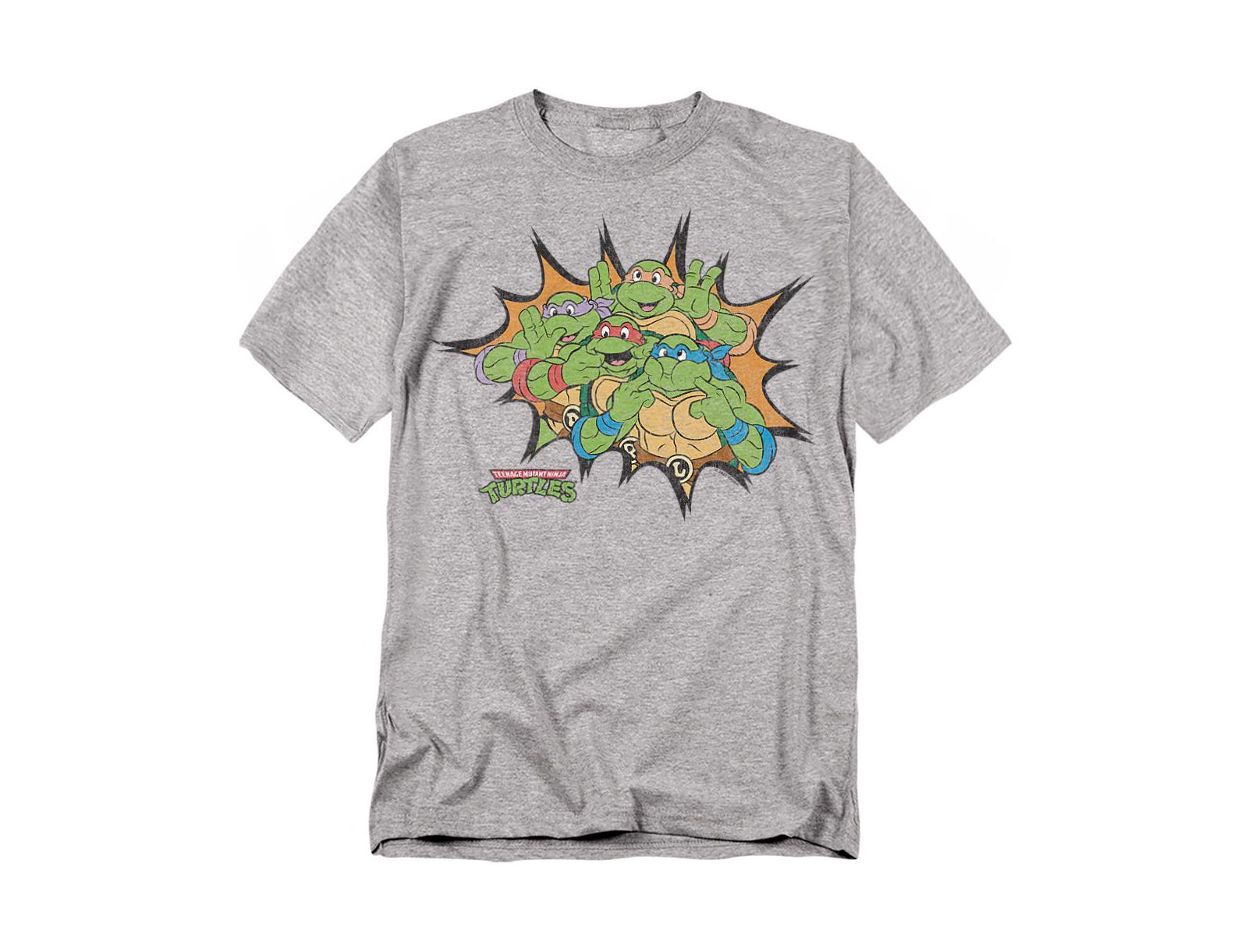 Teenage Mutant Ninja Turtles Men's Funny Face Turtles T-Shirt