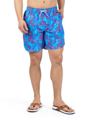 Tailorbyrd Men's Lobsters Printed Swim Shorts