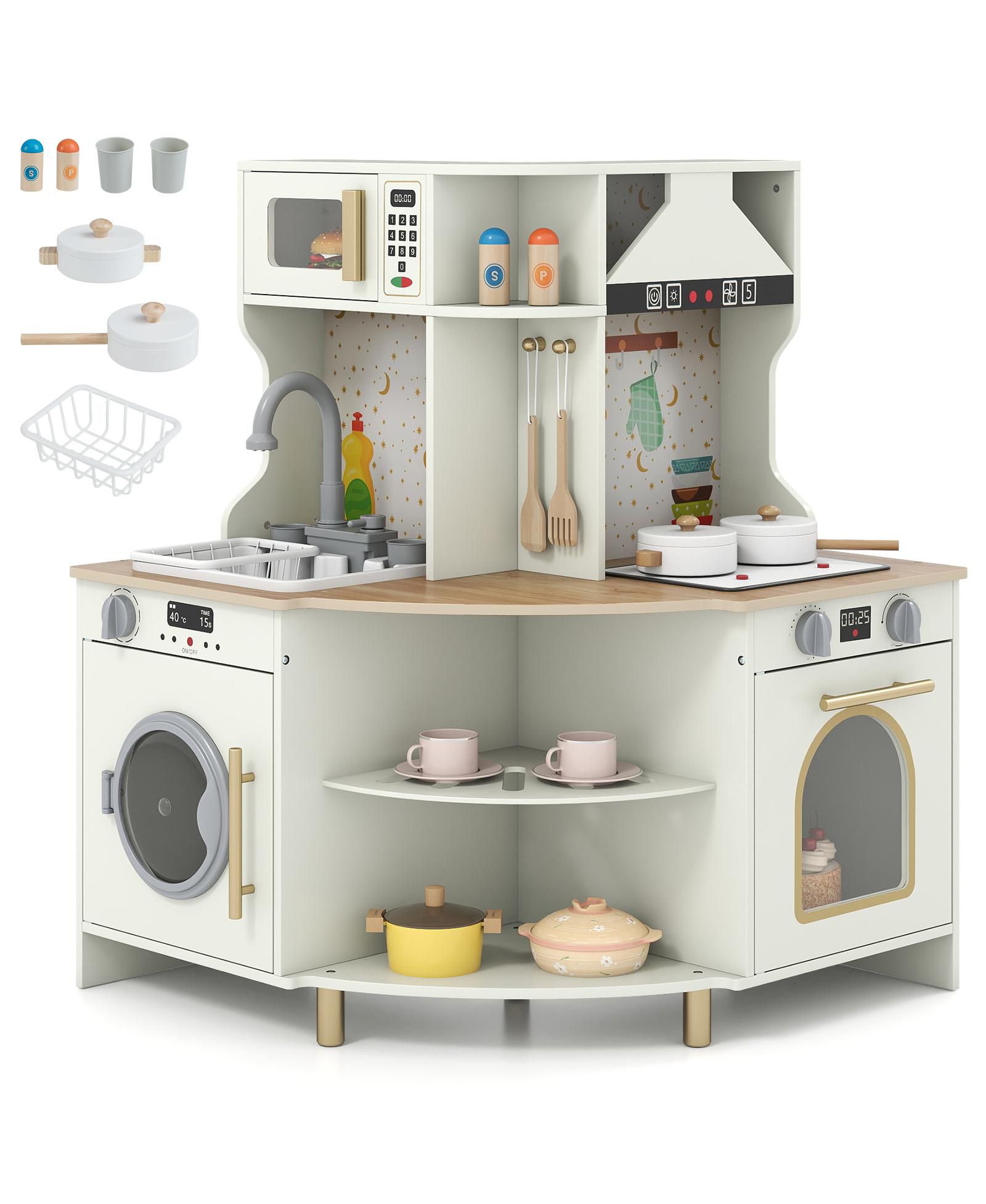 Детской игровой кухонный набор Mecale Wooden Corner