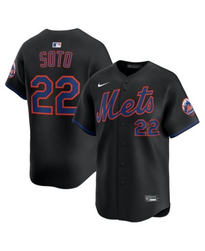 Nike Men's Juan Soto Black New York Mets Alternate Limited Player Jersey