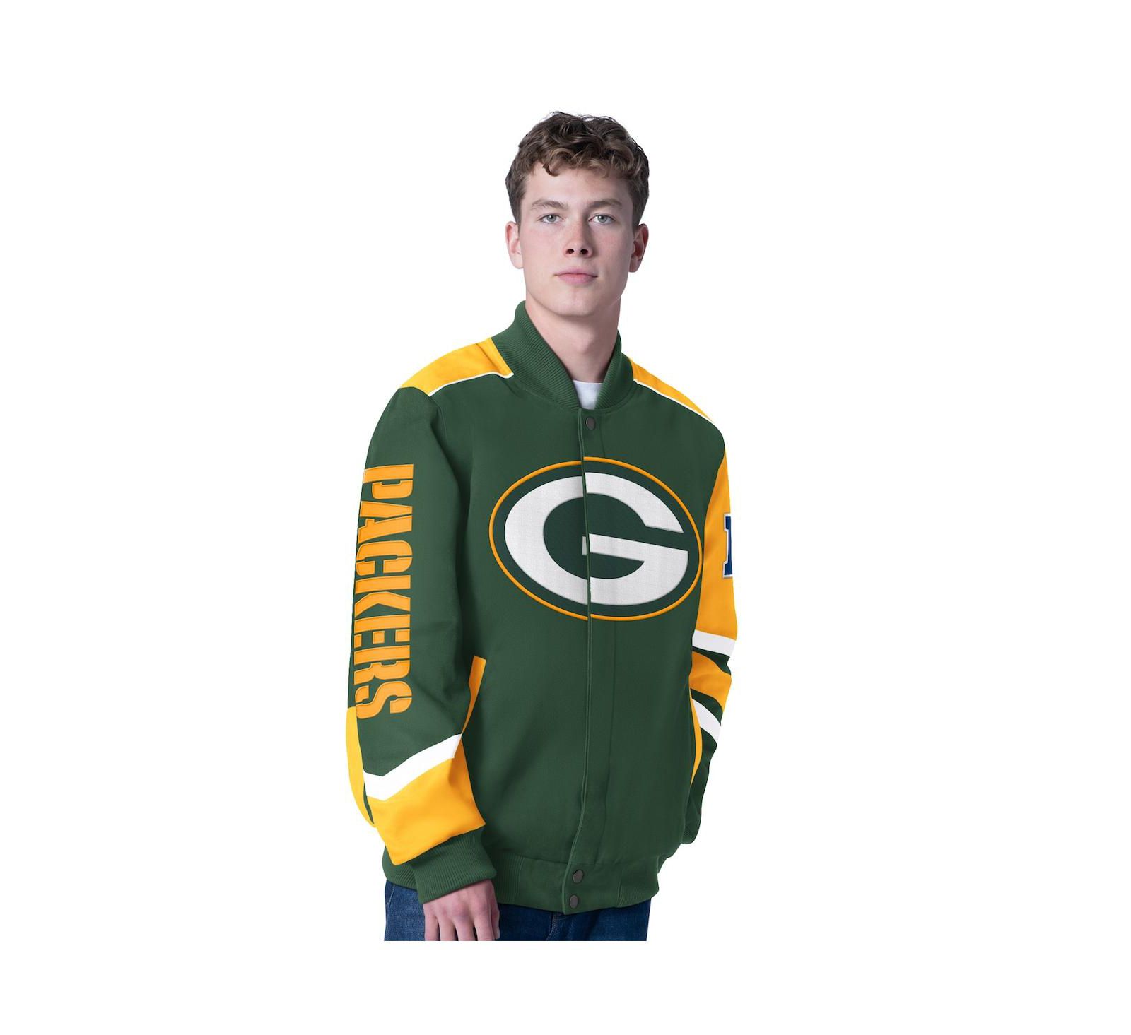 G-III Sports by Carl Banks куртка Green Bay Packers Full-Zip Racing Jacket