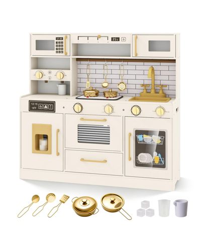 Mecale Kitchen Playset with Light and Sound Effects, 10-Piece, Ages 3+