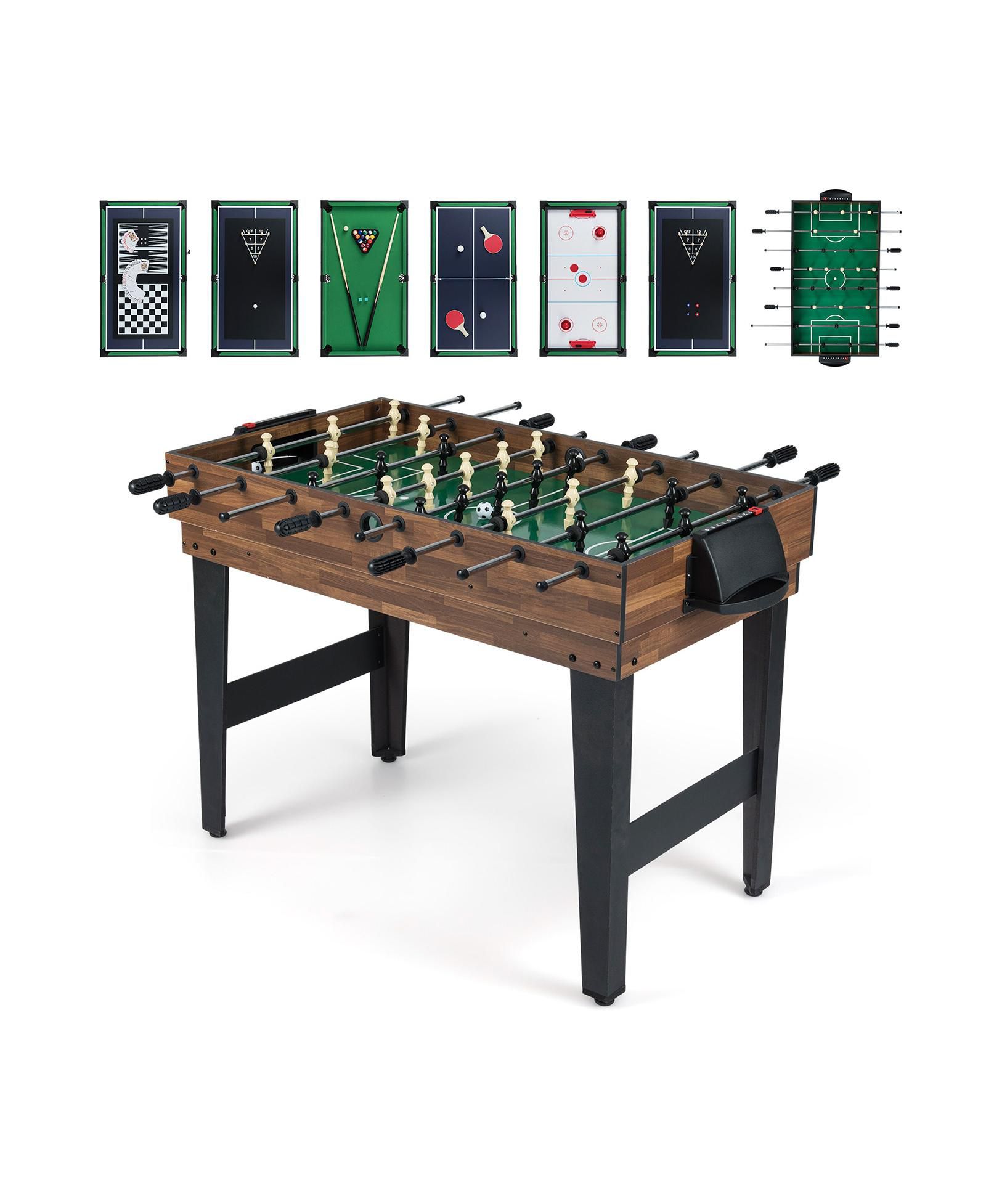 Игровой стол Mecale 50" 10-in-1 с настольным футболом