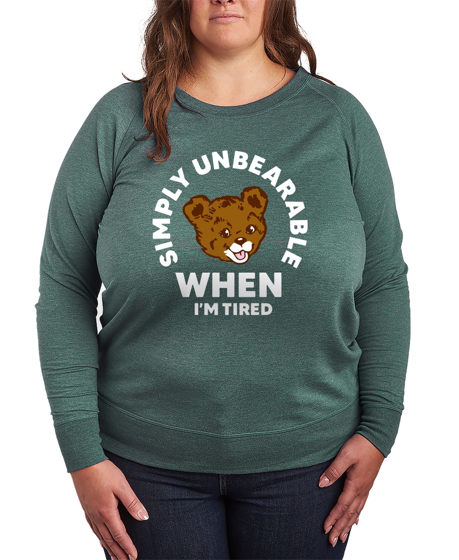 Hybrid Apparel футболка с длинным рукавом из французского терри, Plus Size