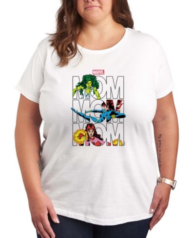 Hybrid Apparel Plus Size Marvel Mom Short-Sleeve Graphic T-Shirt