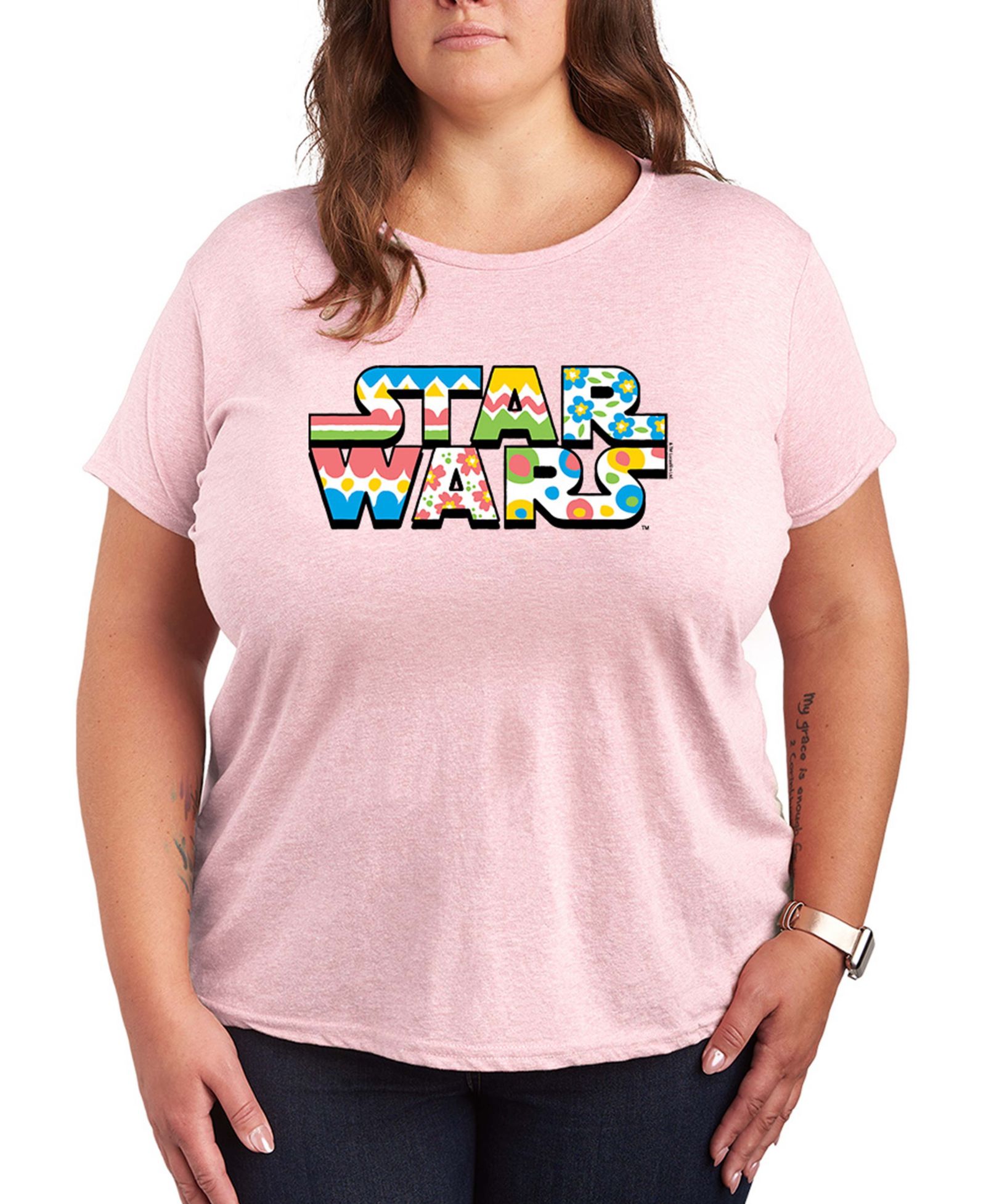 Hybrid Apparel Plus Size футболка Star Wars с графическим принтом