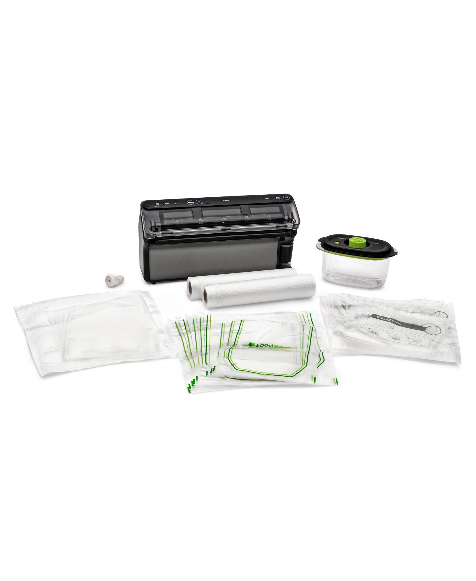 FoodSaver Elite All-in-One Liquid+ Vacuum Sealer with Bags, Rolls & Accessories