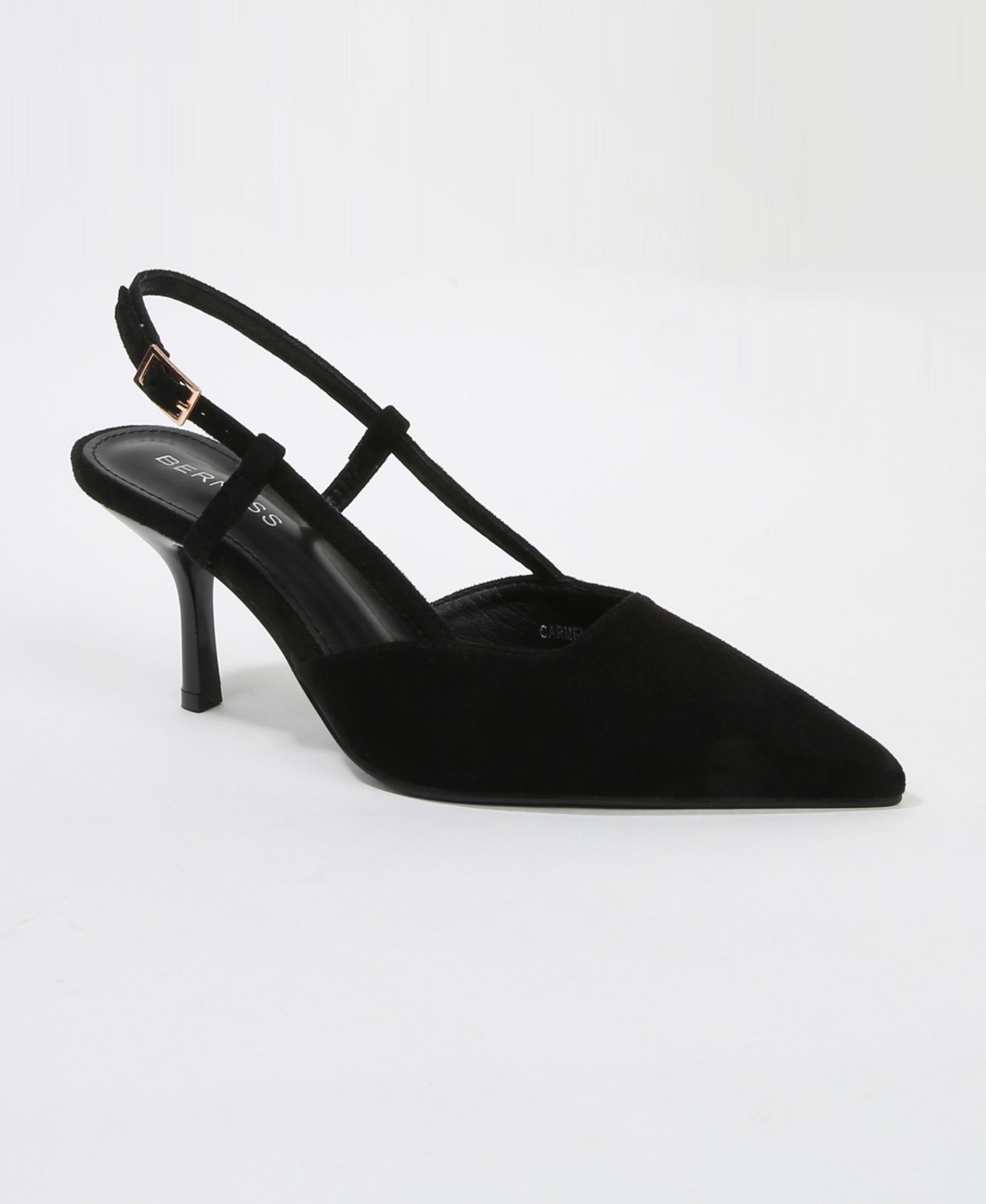 BERNESS Women's Carmella Pointed Toe Slingback Heels