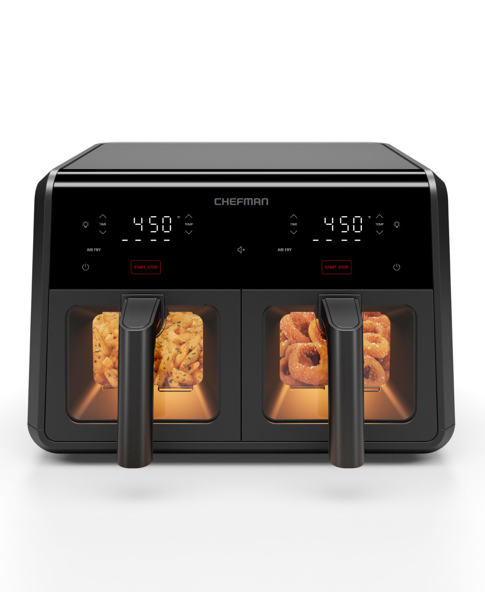 Аэрофритюрница Chefman TurboFry 9-Qt. Dual-Basket с DC Motor
