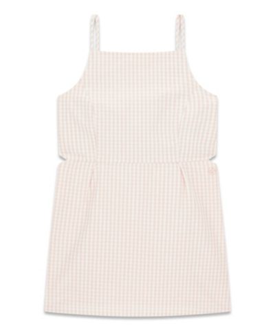 GUESS Girls' 7-16 Gingham Sleeveless Dress