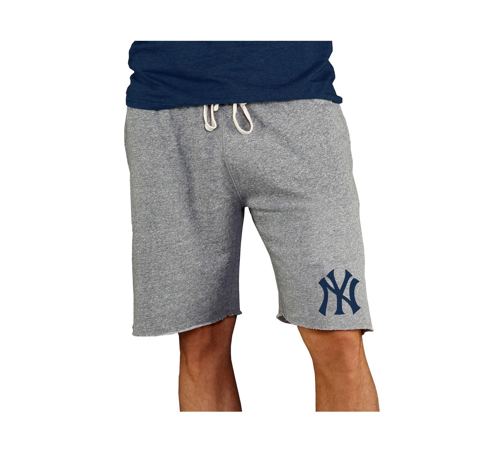 Concepts Sport Men's Gray New York Yankees Mainstream Terry Shorts