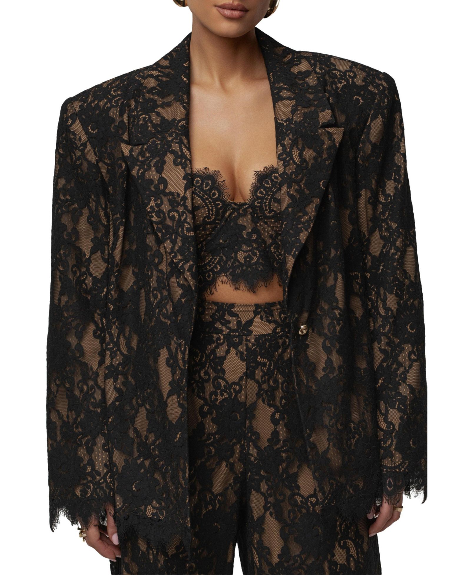 Женский блейзер JLUXLABEL Lace and Desire