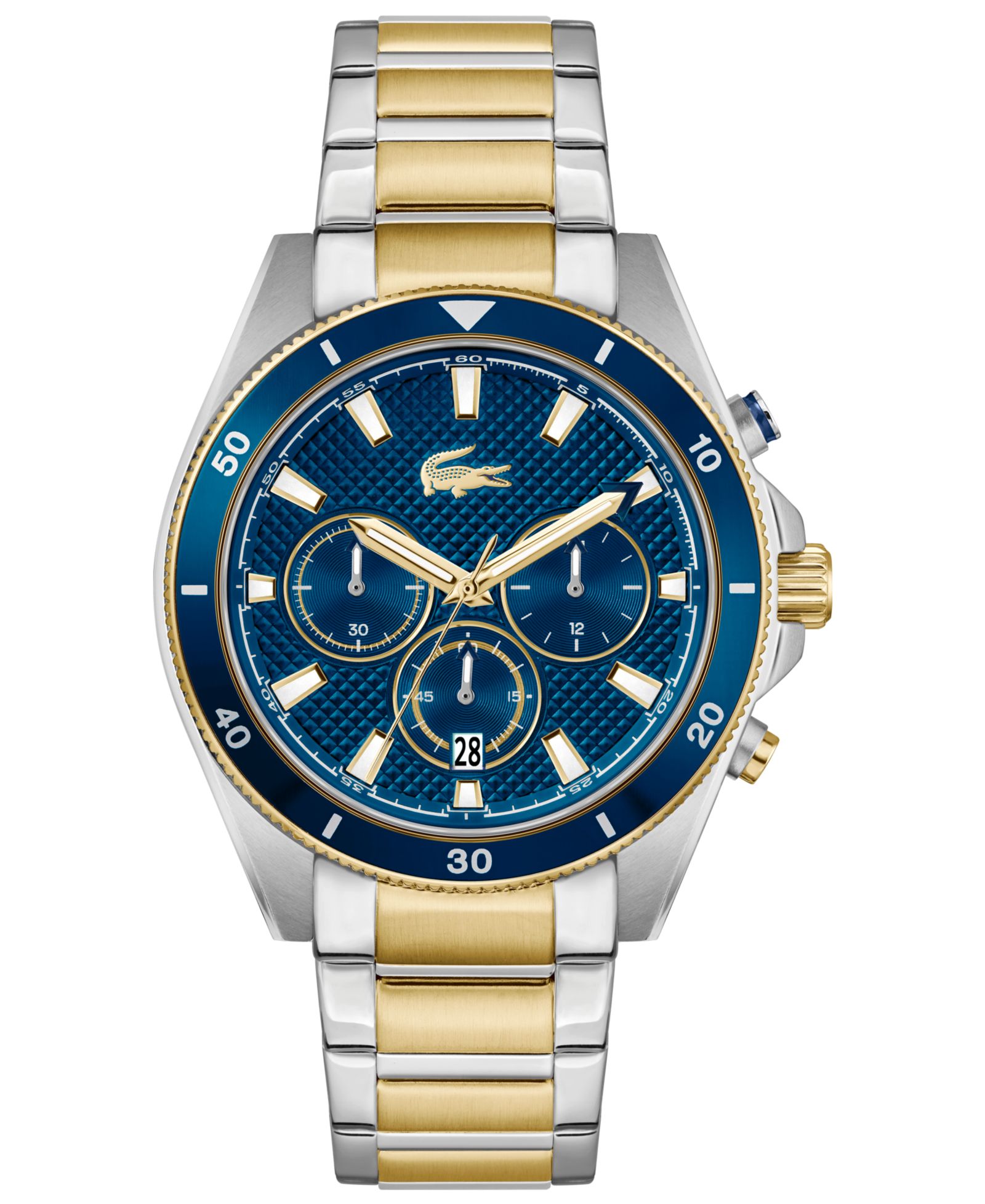Мужские наручные часы Lacoste Mainsail Two Tone Stainless Steel, 43mm