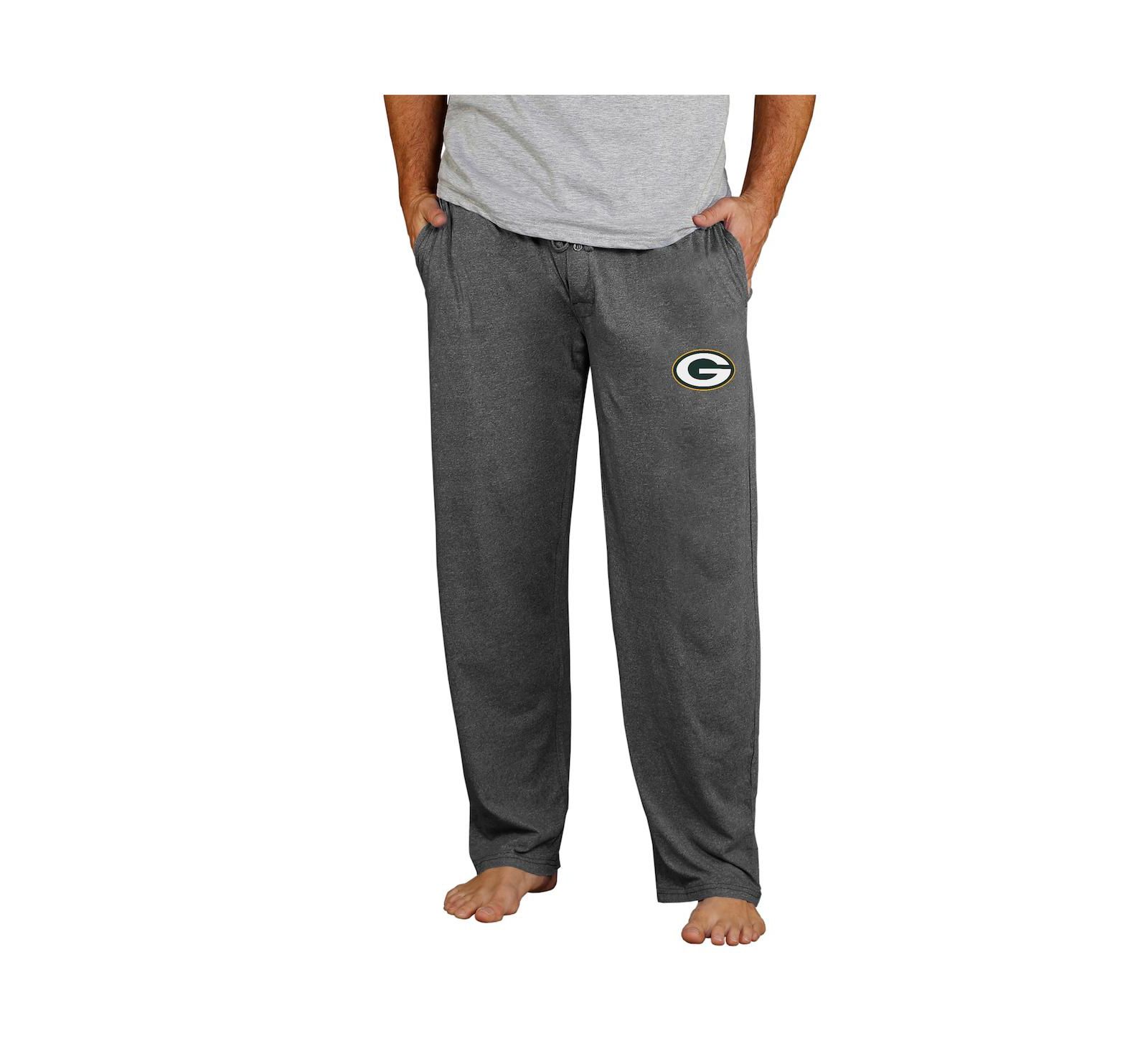 Concepts Sport Men's Charcoal Green Bay Packers Lightweight Quest Knit Sleep Pants
