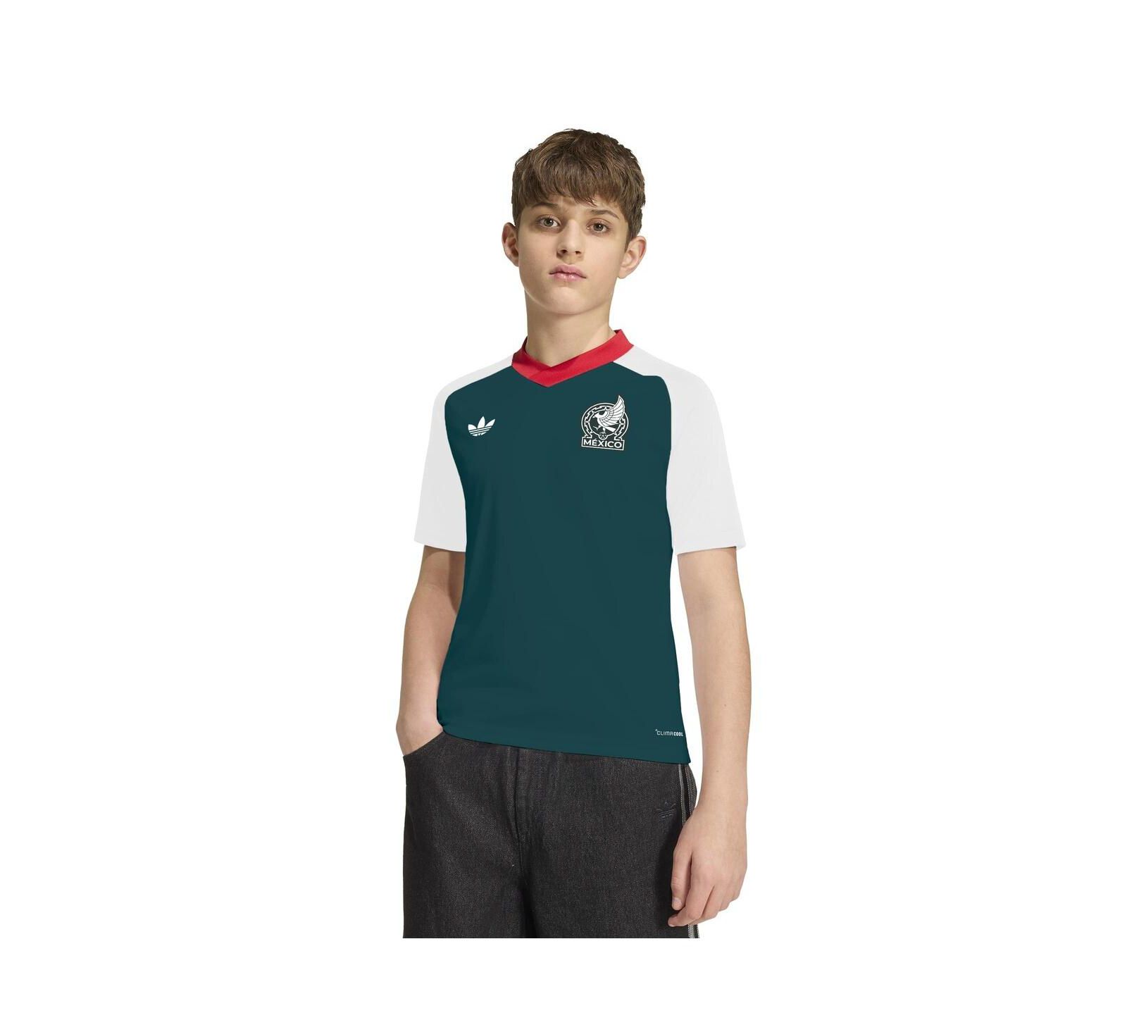 Детская футболка adidas White Mexico National Team 2026 Pre-Match Jersey