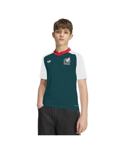 Adidas Big Boys and Girls White Mexico National Team 2026 Pre-Match Jersey