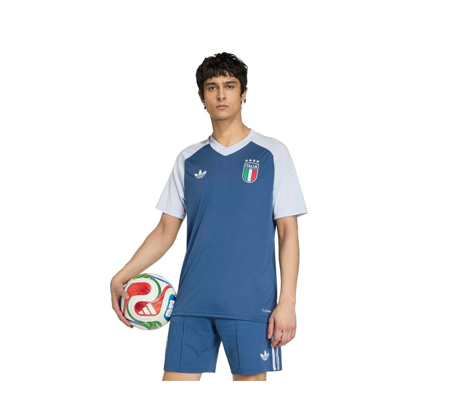 Adidas Men's Blue Italy National Team FIFA X World Cup 2026 Pre-Match Away Training Jersey
